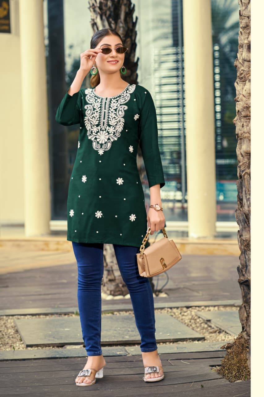 Ossm nora vol 7 fancy top online kurti wholesale